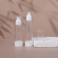 Flacon pompe cosmétique multi-capacités OEM personnalisé, le plus vendu, fileté, 15ml 30ml 50ml 80ml 100ml, pour emballage de sérum et lotion de soin de la peau