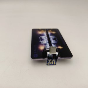 Clé <span class=keywords><strong>USB</strong></span> de type C 2.0 2 Go 4 Go 8 Go 16 Go 32 Go en plastique, nouvelle clé <span class=keywords><strong>USB</strong></span> en forme de carte de crédit pour cadeaux promotionnels d'entreprise - Product Image 5