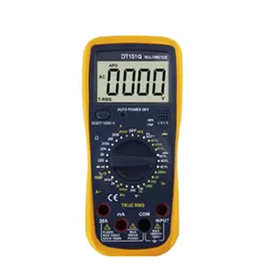 Profesyonel otomatik aralığı standart düşük fiyat dijital multimetre taşınabilir dijital elektrik multimetre ampermetre voltmetre Tester