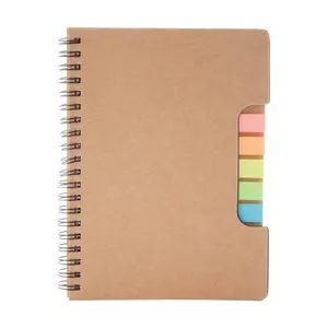 Quaderno a spirale in carta riciclata, merchandising sostenibile - Product Image 1