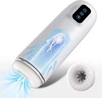 Wasserdichter Teleskop-Vibrations-Heiz-Masturbationsbecher mit automatischer Stoßfunktion für Männer – Sexspielzeug