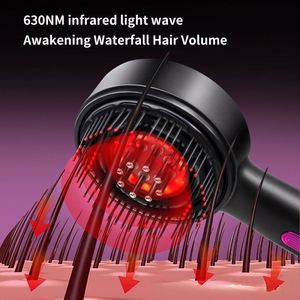 Meilleures ventes d'usine : Masseur de tête professionnel étanche avec batterie au lithium intégrée, lumière rouge et bleue, portable, qualité OEM - Product Image 3