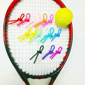 Amortiguador de Vibraciones de Silicona para Raqueta de Tenis, Estilo Nudo Colorido, Absorbe Impactos en las Cuerdas de la Raqueta - Product Image 2