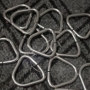 อุปกรณ์ตกแต่งกระเป๋า Eda Stainless Steel D Ring E20185 - Product Image 2