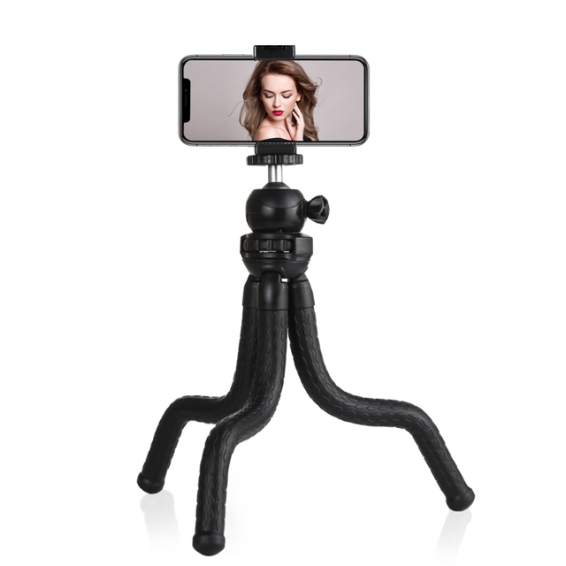 PULUZ Mini Octopus Flexible Tripod Holder for SLR Camera Mobile Phone Tripod