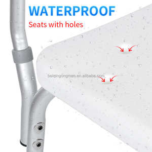 Chaise de bain réglable en aluminium léger et durable BQ403E <span class=keywords><strong>avec</strong></span> accoudoir <span class=keywords><strong>pour</strong></span> <span class=keywords><strong>personnes</strong></span> <span class=keywords><strong>âgées</strong></span> - Product Image 2