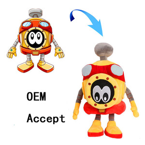 Lục Lạc Em Bé Màu Nâu Mềm Mại Llama Vải Polyester 13 Cm Tùy Chỉnh - Product Image 3