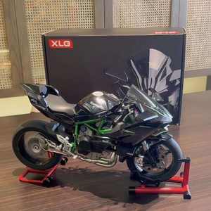 2024-10-XLG Modelo de Motocicleta <span class=keywords><strong>Kawasaki</strong></span> H2R a Escala 1:6, Juguete de Simulación en Aleación - Product Image 1