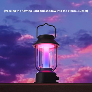 Lampe torche d'urgence et veilleuse de tente rechargeable à LED bicolore, longue durée, pour l'ambiance de <span class=keywords><strong>la</strong></span> maison et <span class=keywords><strong>du</strong></span> camping, modèle moyen - Product Image 5
