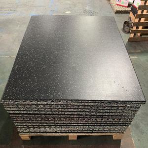 مصنع عالية الكثافة Gym1m * 1m حصيرة أرضية داخلية للياقة البدنية مضادة للانزلاق بلاط epdm من من المصنع - Product Image 3