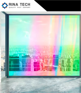 Proyección creatividad centro comercial edificio de oficinas comercial decoración colorida pegatina Arco Iris ventana tinte película por Rina Tech - Product Image 2