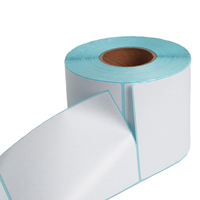 Rouleaux d'étiquettes thermiques vierges en gros, autocollantes, 4x6, pour expédition et codes-barres