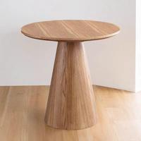 Table basse simple en bois massif Mobilier de salon durable de style ferme pour bureau, hôtel et maison
