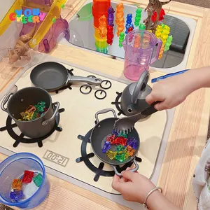2024 New Play As A Kitchen Toy 9-piece Set Children Toy Kitchen Children's Educational Board Games