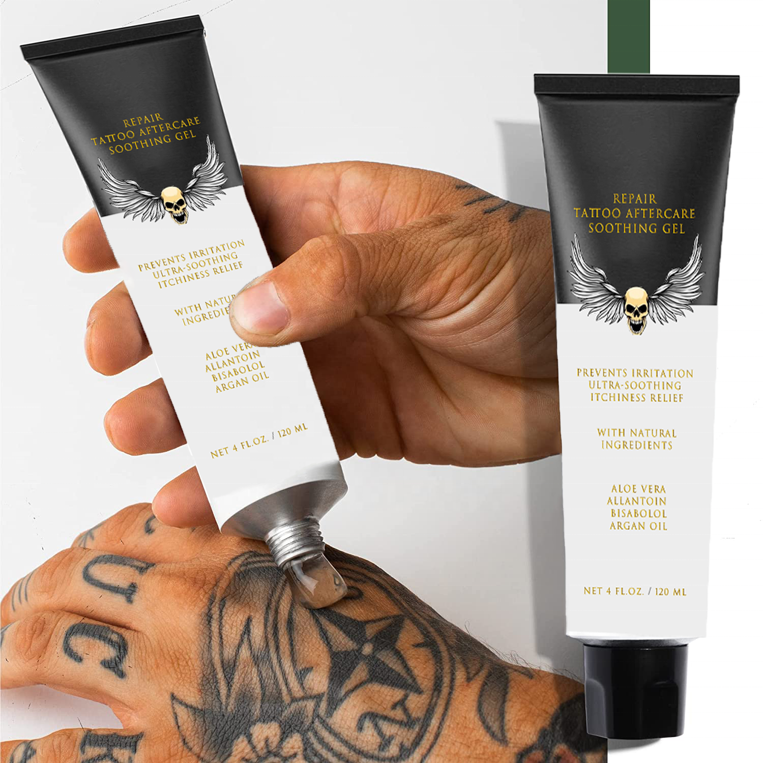 Tattoo Aftercare - Soothing Healing Gel for Irritation Relief