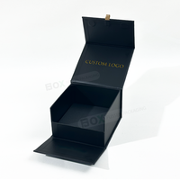 Boîte personnalisée recyclable logo carton aimants rigides vêtements emballage produits couvercle magnétique coffret cadeau plia