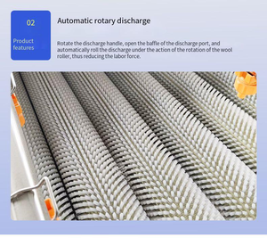 Sắn khoai môn khoai lang Cà rốt khoai tây rửa lột máy cắt bàn chải con lăn cà rốt rửa lột Máy khoai tây 304 - Product Image 6