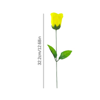 Roses décolorées (rouge change en jaune) Trucs de magie avec les roses Changement de couleur des roses pour la Saint-Valentin Trucs de magie avec les fleurs Jouets amusants