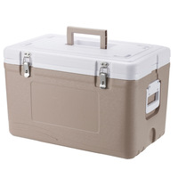 Glacière isotherme pour camping en extérieur, seau à glace, pochettes de glace, stockage de crème glacée et de lait maternel de qualité réfrigérateur