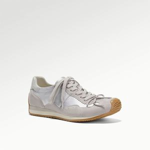 Chaussures d'entraînement décontractées légères en cuir satiné asymétrique pour femme, style Forrest Gump, collection Printemps 2026 - Product Image 4