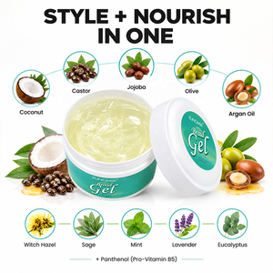 Gel Tresse et Twist Soigné avec Logo Personnalisé pour une Tenue Extrême Conditionnement Confiture de Cheveux Brillante pour Tressage Gel Coiffant Extrême de Marque Privée - Product Image 3