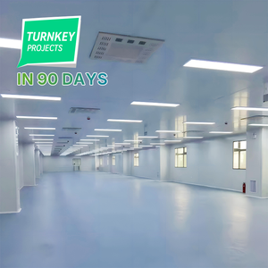 Nouvelle conception et construction de salle blanche ISO 3-8, solution de salles blanches personnalisées de qualité GMP pour les pharmacies et les hôpitaux avec filtres HEPA mobiles - Product Image 2