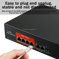 NIUNIU Mini DC UPS dengan 4 Port Output POE Baterai 10400mAh Tiga Fasa Garansi 1 Tahun