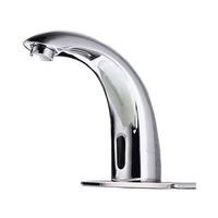 Robinet automatique sans contact à capteur, nouvelle génération, économie d'énergie, sans alimentation externe, en cuivre, pour lavabo de chambre à coucher