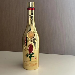 Elegante Botella de Vino Pintada, Botella de Ginebra Artesanal de 350 ml, Botella para Licores Tradicionales - Product Image 6
