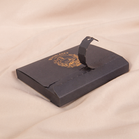 Enveloppe de luxe avec logo personnalisé enveloppe pliante en papier imprimé boîte d'emballage vente en gros