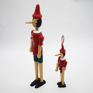 Marionnette en bois à long nez de <span class=keywords><strong>Pinocchio</strong></span> Jeux et jouets en bois - Product Image 4