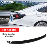 Aileron arrière en forme d'aile ABS personnalisable pour Honda Accord 18 + TR Style usine vente en gros Kit de carrosserie