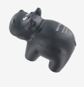 ลูกบอลบีบลดความเครียดรูปฮิปโปแบบกำหนดเอง ของเล่นบีบรูปสัตว์ พิมพ์โลโก้ ของขวัญส่งเสริมการขายจำนวนมาก - Product Image 6