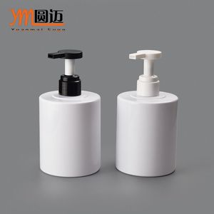 Yuanmai 500Ml White Pet Pump <b>Bottle</b> With Black Or White Pump Head For Lotion Shampoo Body Wash Travel Cosmetic <b>Bottle</b> - Product Image 2