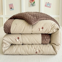 Couette en coton épaisse et chaude à imprimé floral pour l'hiver, 200x230 cm, vente en gros, taille double, queen, king, pour lit