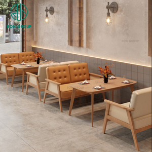 Chaise de loisirs <span class=keywords><strong>en</strong></span> bois massif pour café pour café lait thé magasins de bonbons meubles de salle à manger décontractés durables - Product Image 6