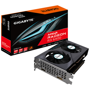 GPU Radeon 6400 4G para Juegos de Escritorio, Compatible con E-Sports, PCIe 4.0, Sistema de Refrigeración WINDFORCE 2x con Ventilador Alternativo - Product Image 1