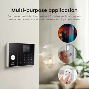Système d'alarme intelligent WIFI TY-108 pour la maison, système d'alarme de sécurité WIFI GSM avec détecteur de mouvement, contrôle par application Tuya Smart, compatible Alexa - Product Image 3