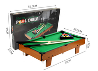 Jeu de billard de table personnalisé en usine, Mini-table à jambes courtes, jeu de piscine de table pour jeu d'intérieur