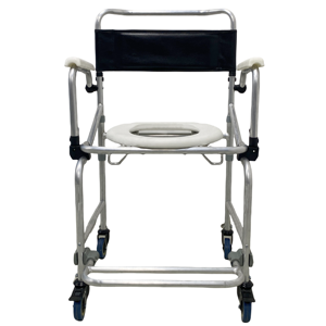 CA600-2 đặc biệt phục hồi chức năng trị liệu nguồn cung cấp khuyết tật tắm nhà vệ sinh nhôm commode ghế với bánh xe - Product Image 2