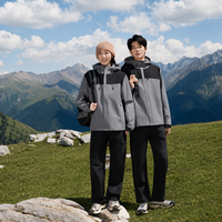 Veste d'hiver à capuche en polaire doublée, imperméable, coupe-vent, pour homme et femme, idéale pour la randonnée et le camping en plein air