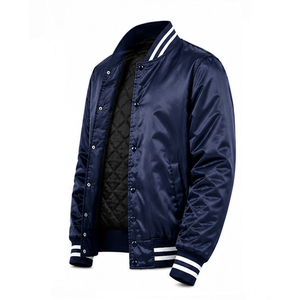 Chaqueta de Satén de Alta Calidad con Diseño Clásico de Botones al Frente, Ropa Casual Cómoda para Hombre, Venta al por Mayor - Product Image 2