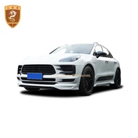 Diffuseur de lèvre pour voiture Porsche, jupes latérales, accessoire de carrosserie en Fiber de carbone de Style TKT, 2020