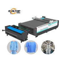 Traceur de coupe numérique CNC automatique à plat Chaussures de vêtement Fabrication supérieure Cuir CNC Couteau oscillant Prix de la machine de découpe
