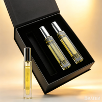 Flacon capsule en verre vide haut de gamme de 10 ml avec bouchon en caoutchouc et sérigraphie pour l'emballage de crèmes de soin (crème pour le visage, crème pour les yeux)