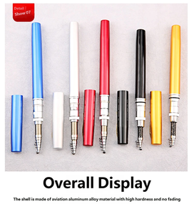 <strong>Pen</strong>-Style Fiberglass Soft <strong>Pocket</strong> <strong>Fishing</strong> <strong>Rod</strong> Ultra-Portable <strong>Mini</strong> <strong>Rod</strong> with Metal Handle for Rock and Ice Angling - Product Image 2