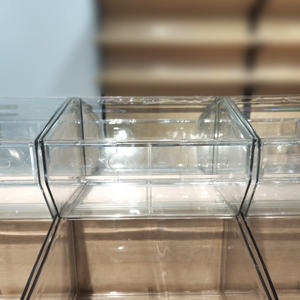 좋은 품질의 슈퍼마켓 투명 식품 박스 대용량 사탕 진열 박스 스낵 선반 플라스틱 박스 - Product Image 4