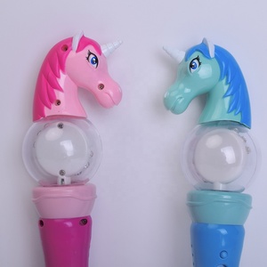 Baguette <span class=keywords><strong>Magique</strong></span> Lumineuse Double Boule Licorne pour Fêtes, Bâtonnets Lumineux Clignotants, Jouet Cadeau de Fête - Product Image 5