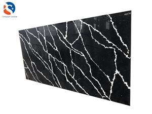 Black Nero Marquino Black <span class=keywords><strong>Star</strong></span> Quartz para decoración de interiores - Product Image 5