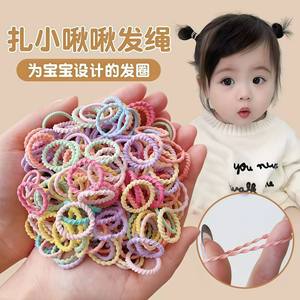 Attaches pour cheveux de bébé de couleur bonbon, bandeau doux à haute élasticité pour filles, accessoires pour cheveux à usage quotidien - Product Image 1